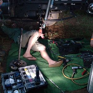 Trail Toys tearing down his axle