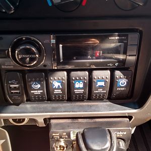 Switch panel finally installed