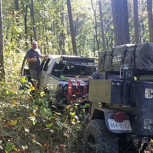 Silverback working on an 8 point turn