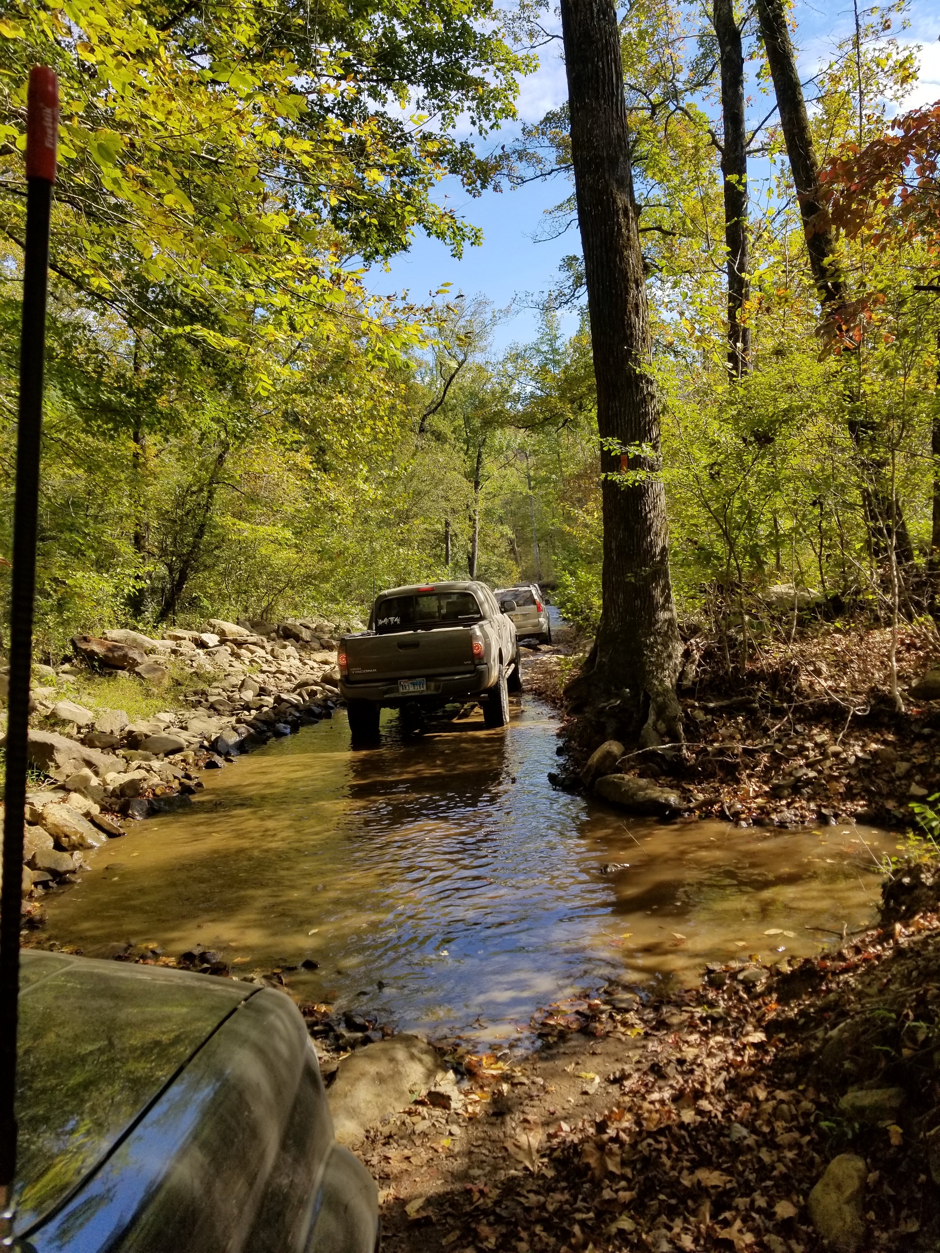 2nd gen Tacoma with one of the few water crossings