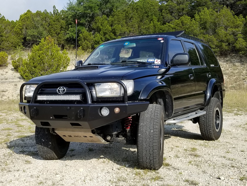 3rd gen 4Runner with Schrockworks bumper and slider