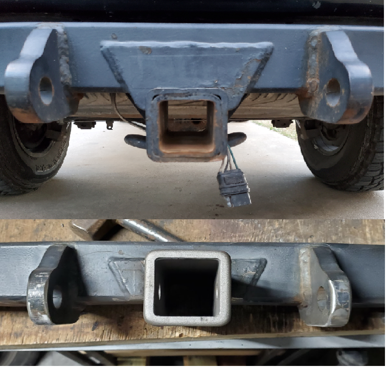 4Runner Hitch Before And After