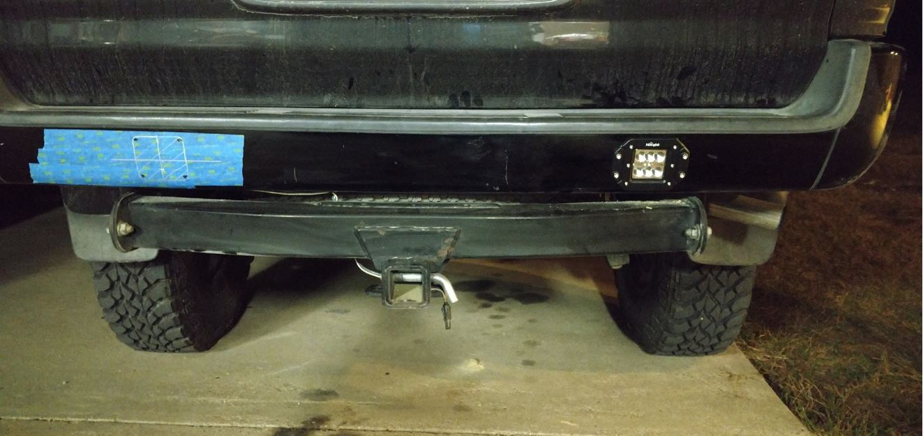 Flush mount backup light