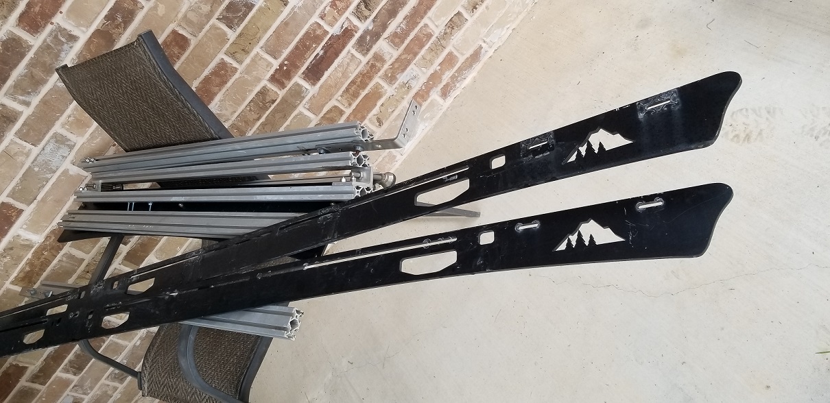 Sherpa Equipment Company rack getting thrown in trash